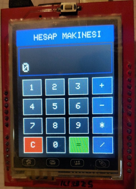 Arduino TFT LCD Dokunmatik Hesap Makinesi Projesi Arduino TFT LCD Dokunmatik Hesap Makinesi Projesi