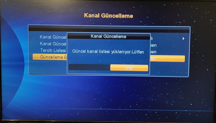 Hometech ht 1010 kanal güncelleme ilerlemesi